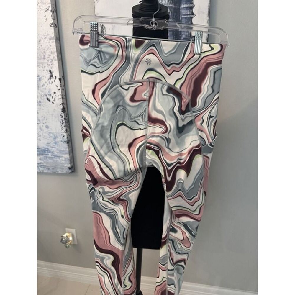 Athleta Cropped Leggings Sz Small Awesome Pattern